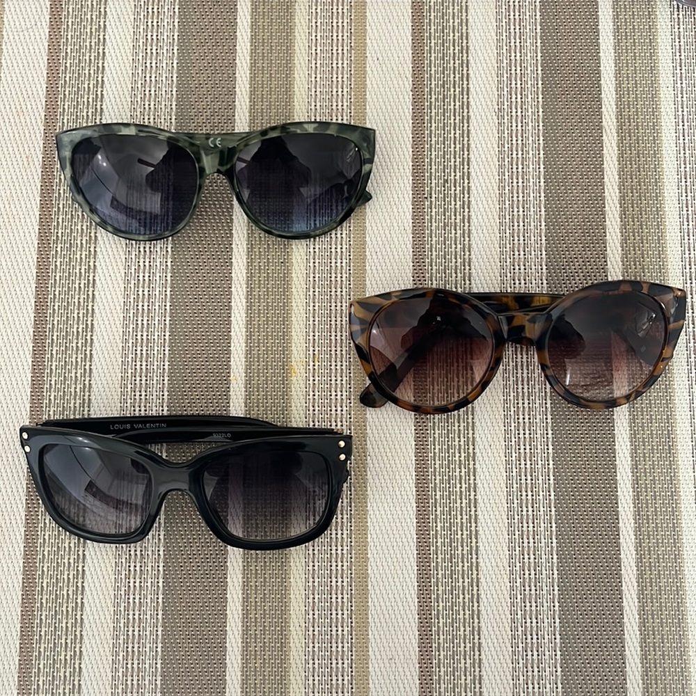 3 Pairs Women’s Sunglasses
